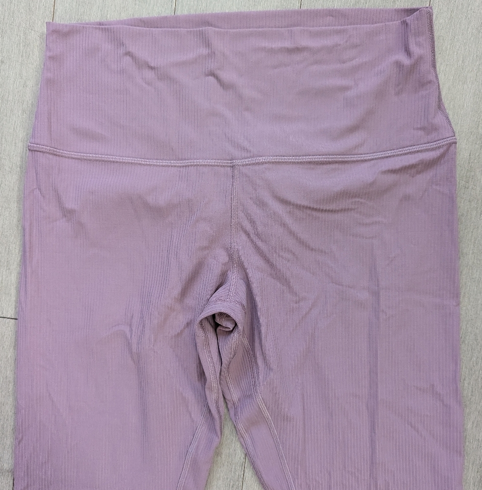 Lululemon Align Ribbed Legging Purple Ash Size 10 - Picture 5 of 12